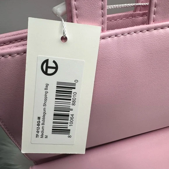 Telfar Medium Shopping Bag in Bubblegum - Picture 3 of 5